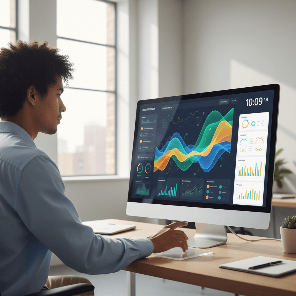 SaaS dashboard user interface
